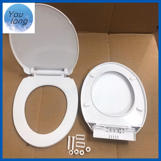Sedile wc per bagno, sedile wc in plastica con meccanismo soft-close e cerniera a sgancio rapido per wc